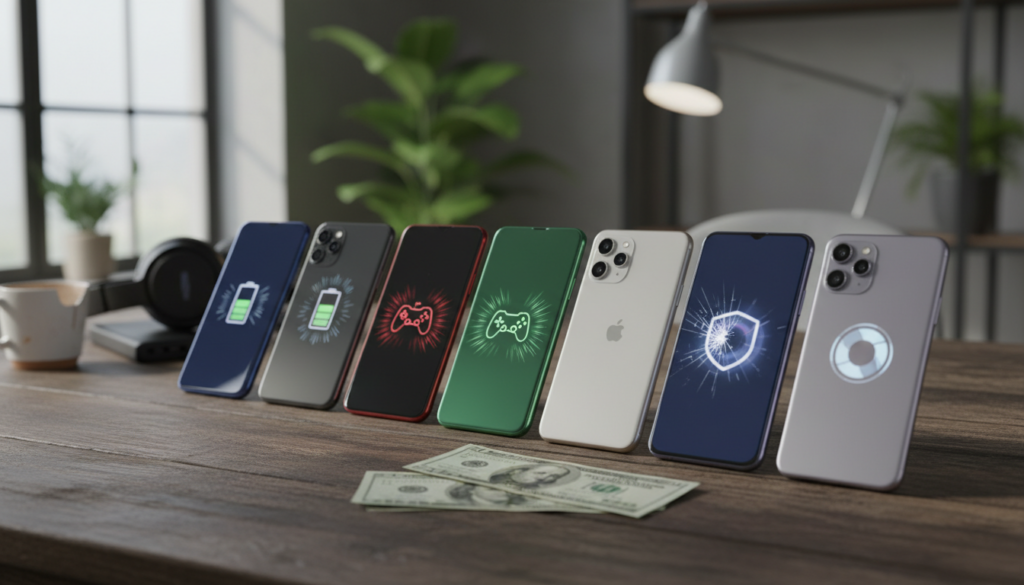 Editorial photograph for article about: 7 Budget Smartphones Under 00 That Actually Outperform ,000+ Flagships in Key Are