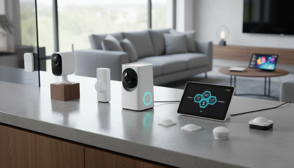 Editorial photograph for article about: Best Smart Home Security Systems: Expert Reviews and Complete Buying Guide