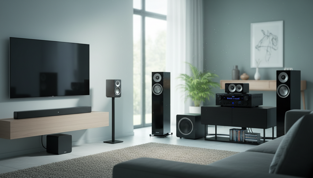 Editorial photograph for article about: Soundbar vs Home Theater System: The Complete 2026 Audio Comparison Guide