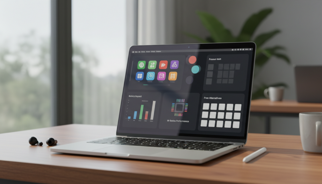 Editorial photograph for article about: Best Productivity Apps for MacBook Air: Complete 2026 Guide