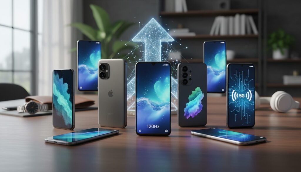 Editorial photograph for article about: The 00 Phone Revolution: 7 Budget Smartphones That Make ,000 Flagships Look Overp